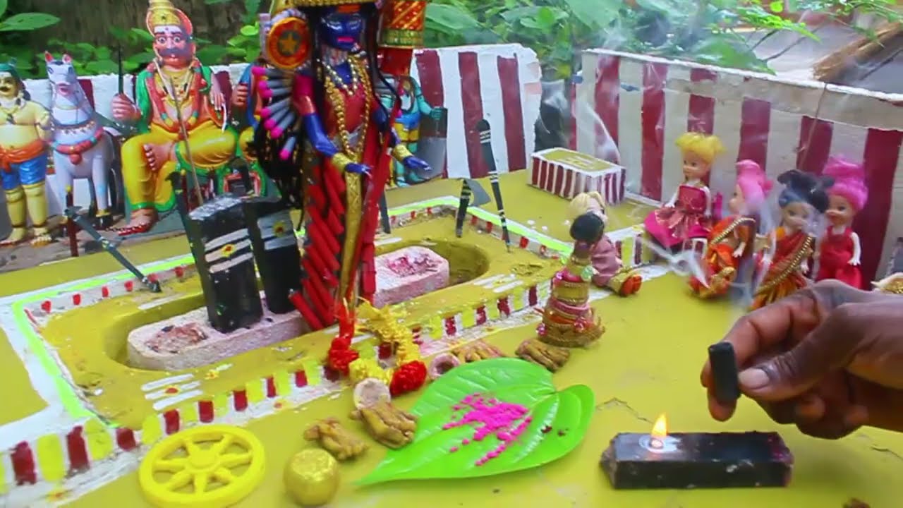 இந்த ராட்சத பட்டாசு பூதத்திற்கு பூஜை |m and k barbie