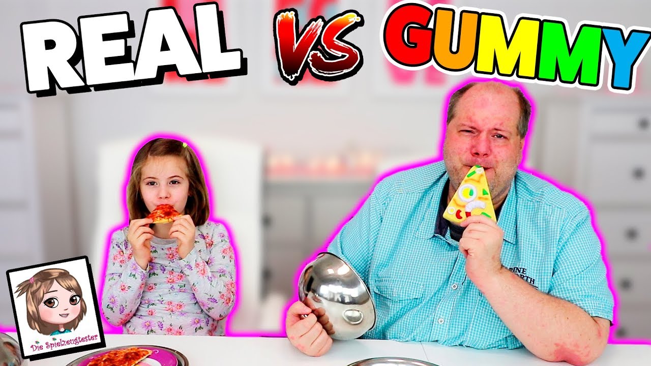 REAL FOOD vs GUMMY Food! 😖 Wer MUSS GUMMI ESSEN? | Spielzeugtester