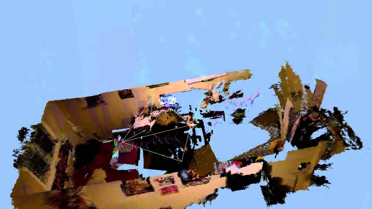 Kinect Localization and Mapping (Video 3) - iC2020 [no sound]