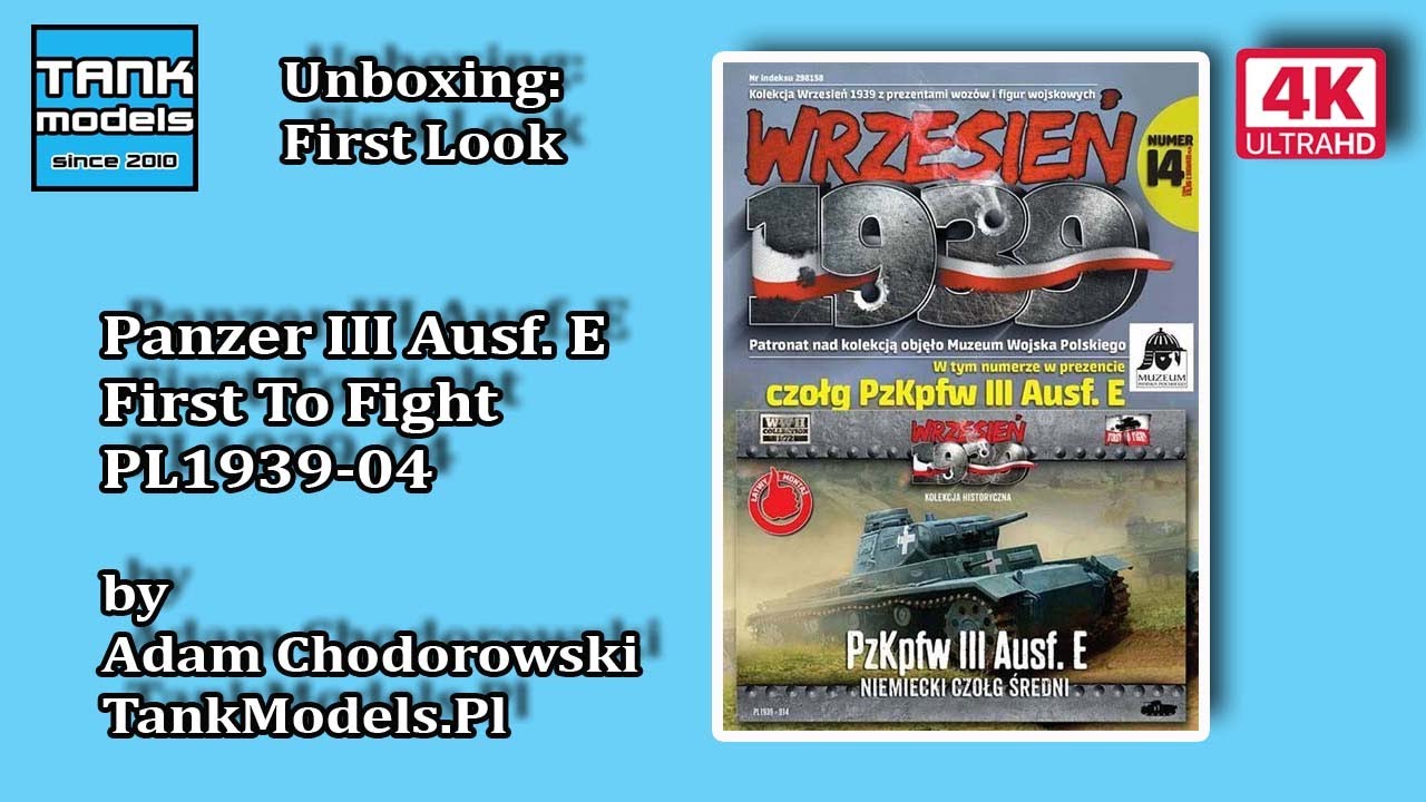 Unboxing #112 - Panzer III Ausf. E - First To Fight PL1939-14