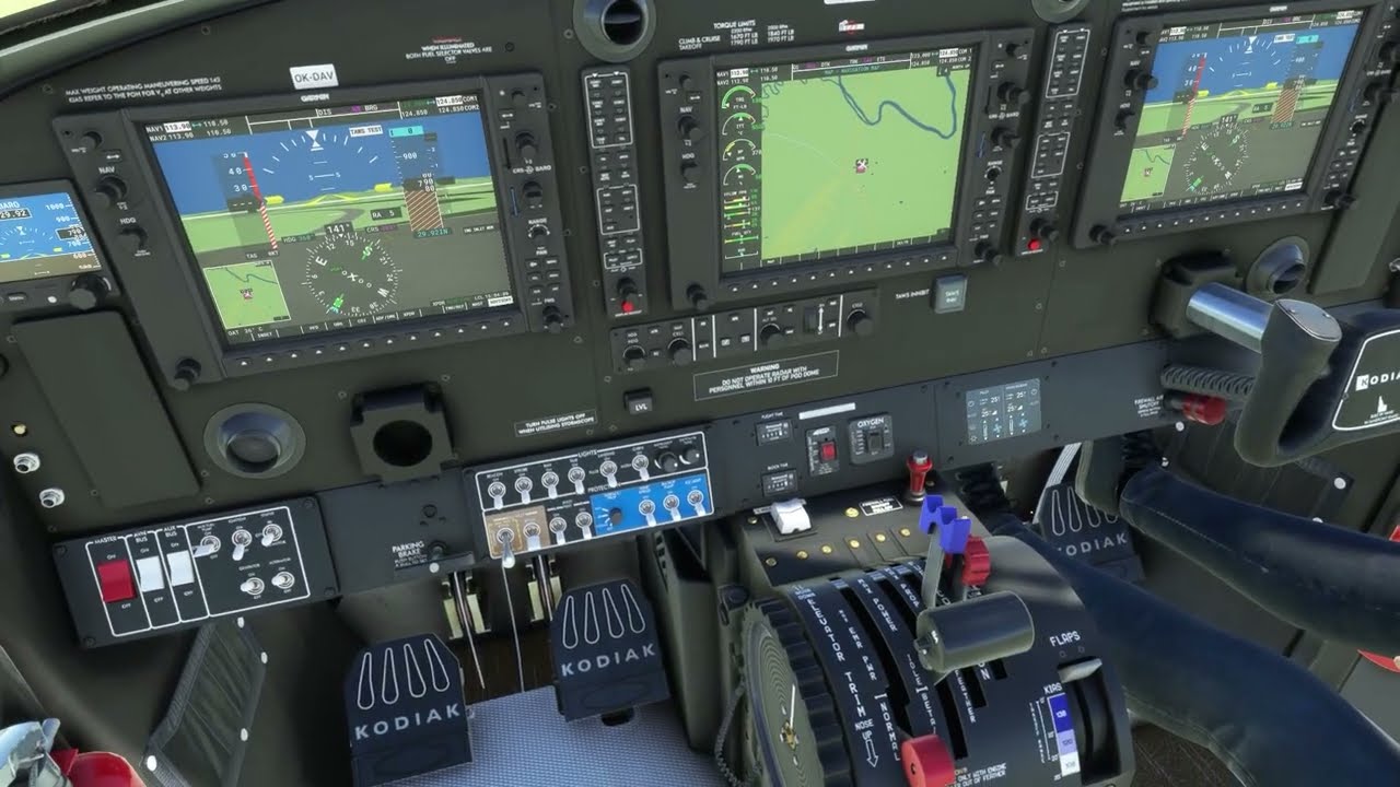 Microsoft Flight Simulator - Kodiak 100 engine startup