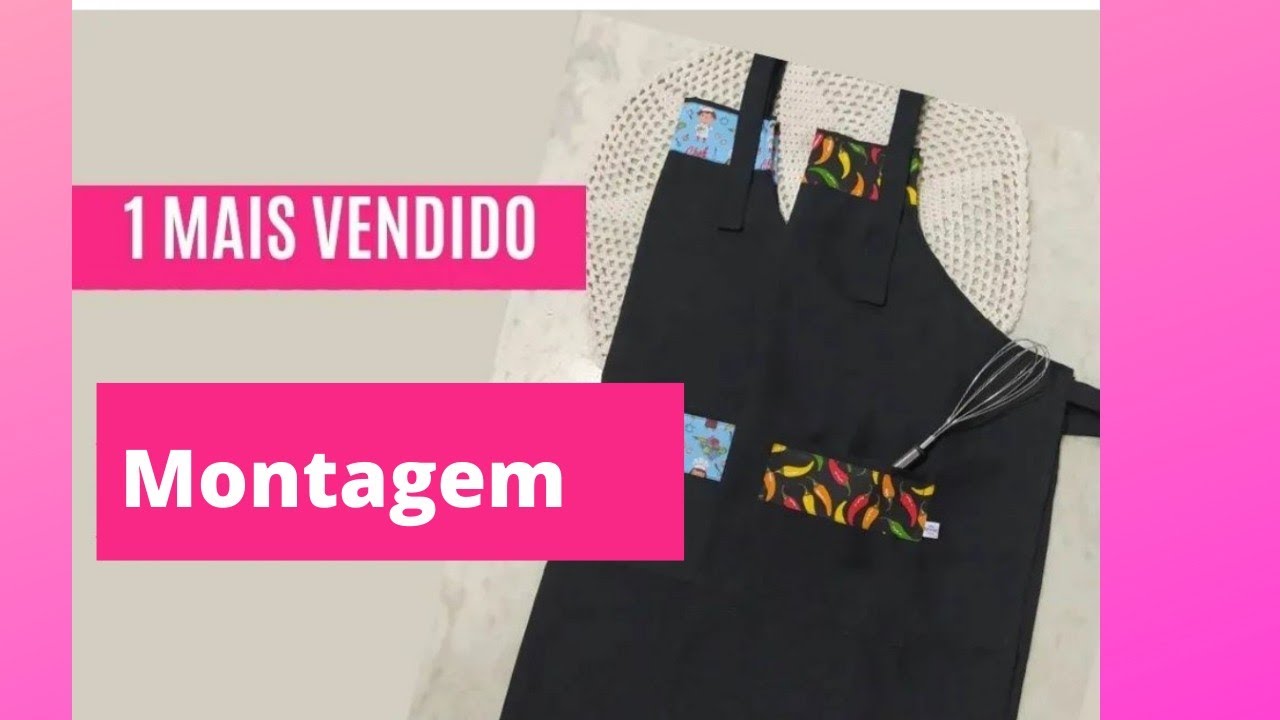 como costurar avental , passo a passo fácil