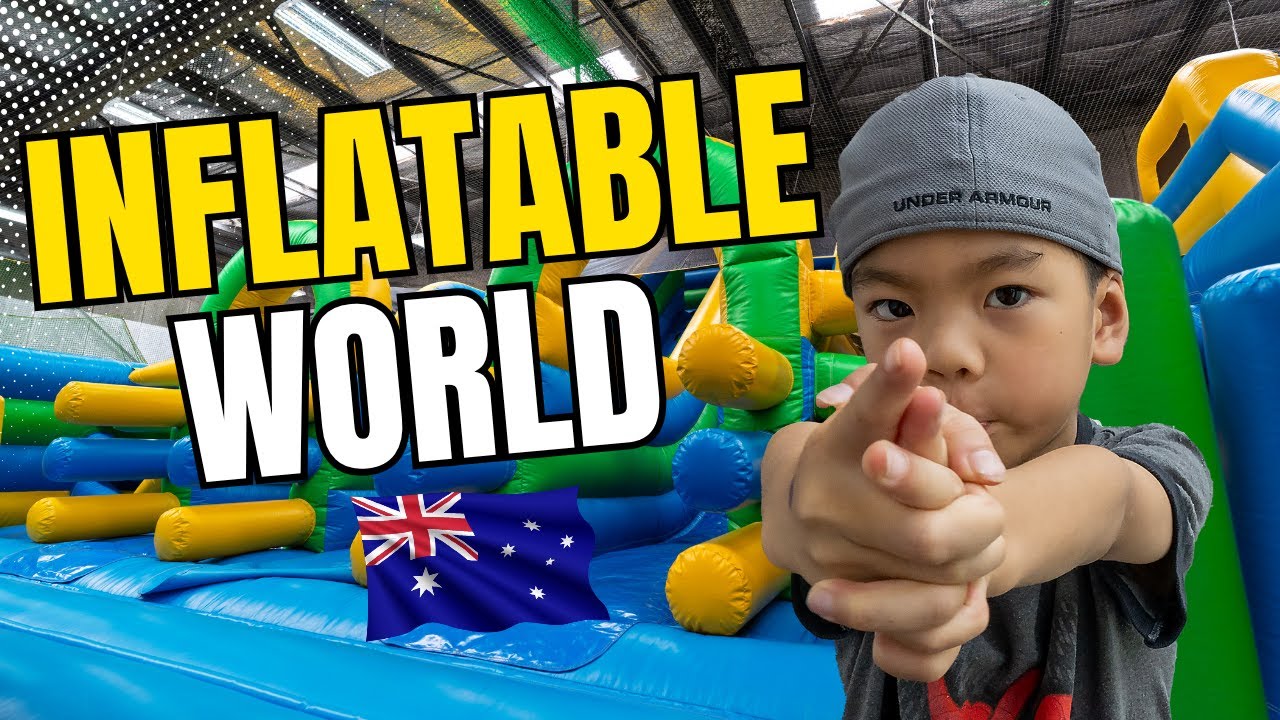 INSIDE Inflatable World Peakhurst - Giant Bounce Fun for Kids!