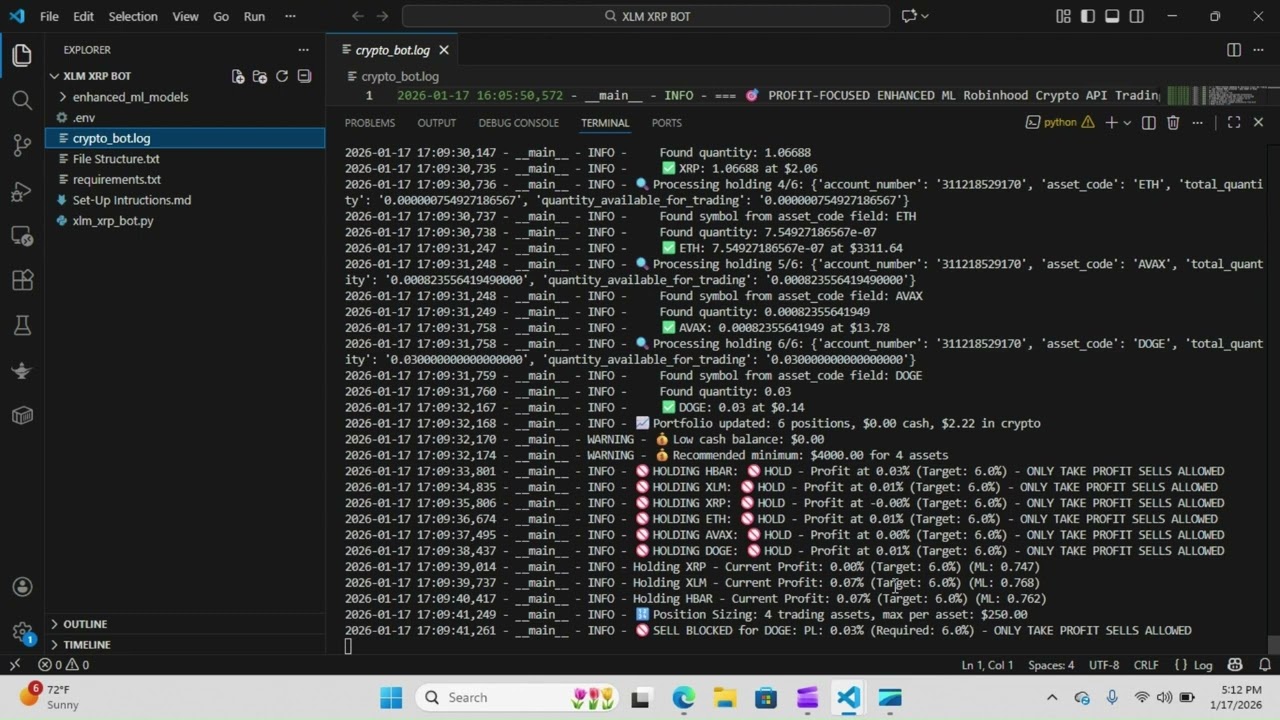 BTC / ALT Coin Trading Bots Training Simultaneously