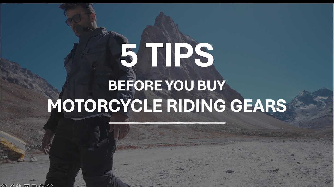 Avoid these mistakes while buying riding gears!