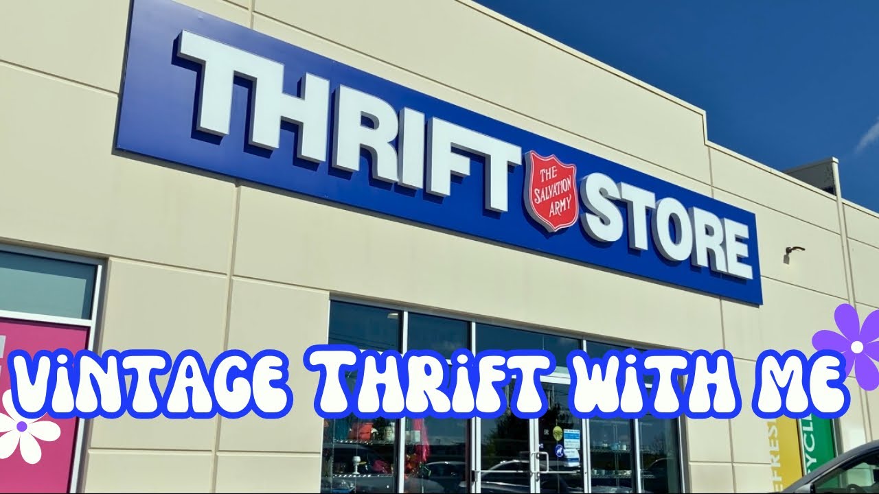 VINTAGE THRIFT WITH ME | SALVATION ARMY THRIFT STORE 
