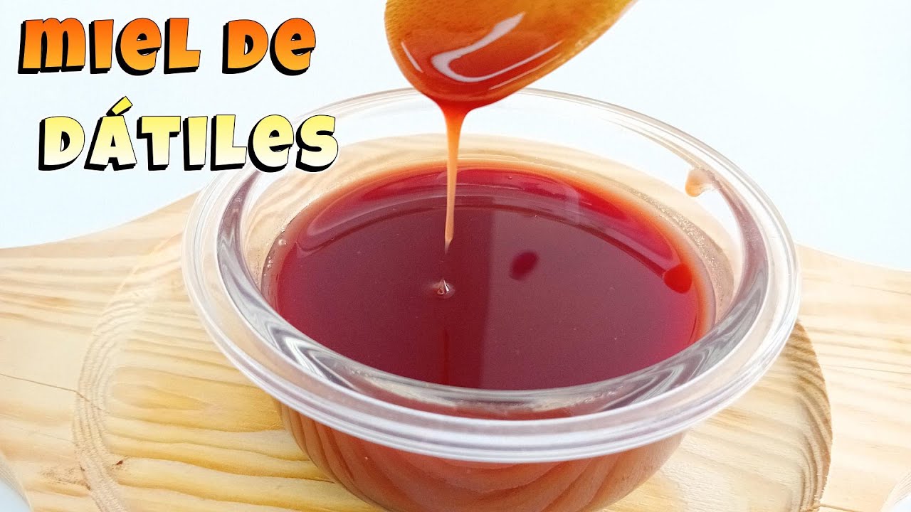 🍯 Miel de dátiles. Endulzante natural. Perfecto para niños. El Néctar más Dulce y Saludable