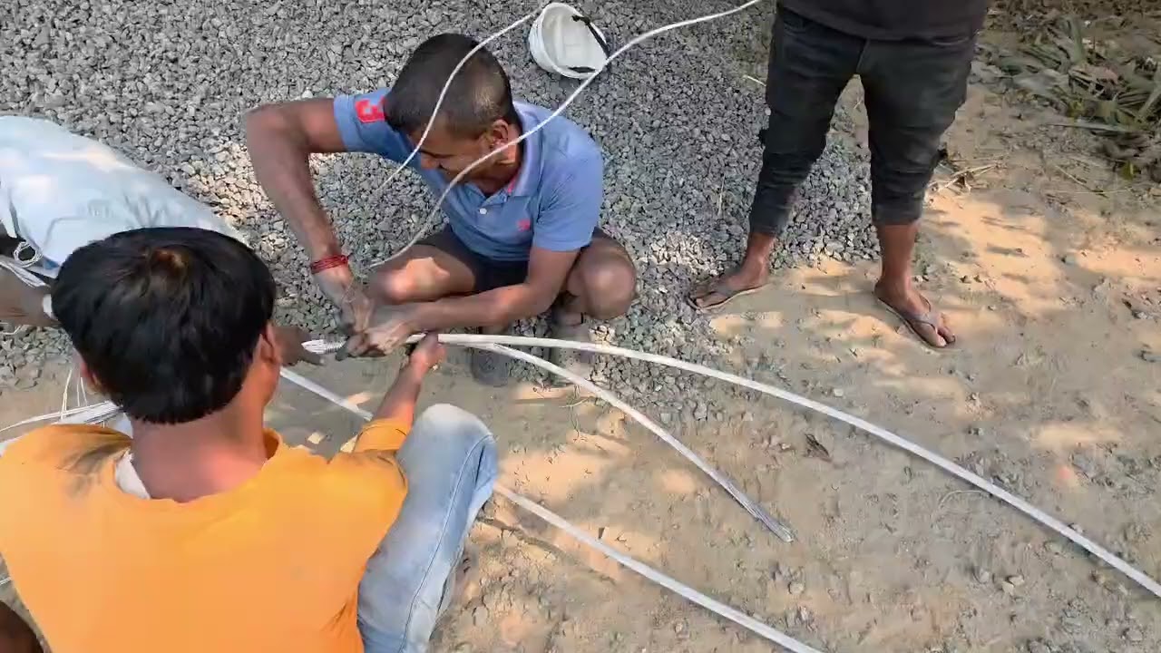 Conductor lapping jointing for electrical overhead lines work