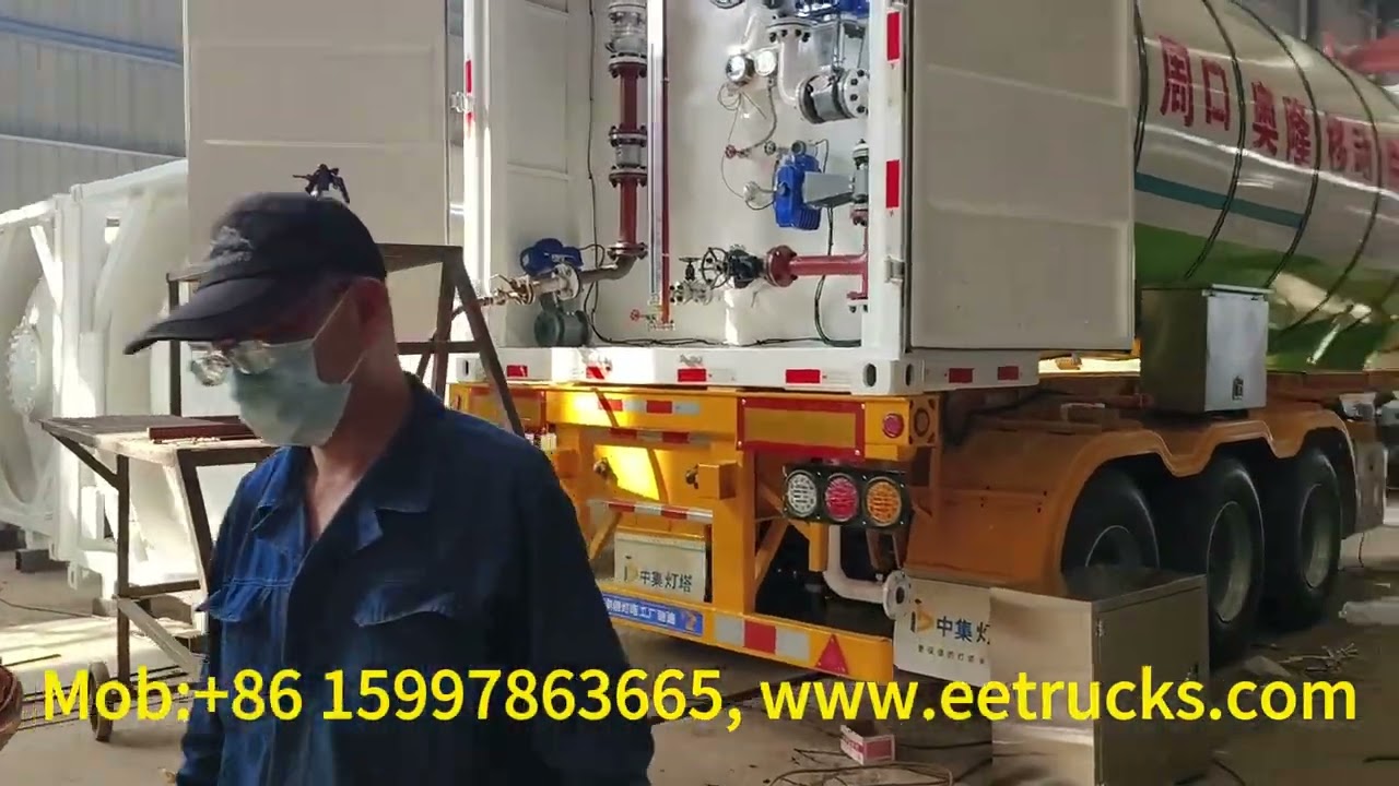 30FT Saturated Water Vapor Tank Container #watervaporcontainer