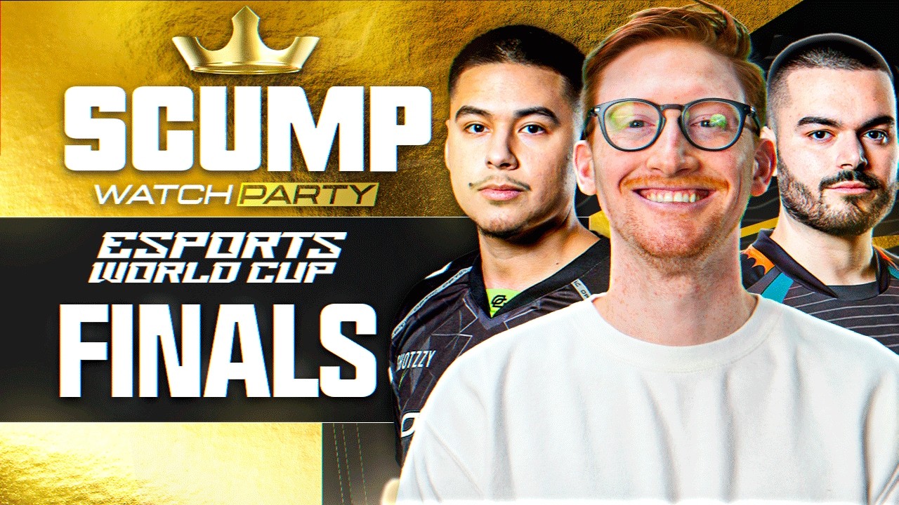 🔴LIVE - SCUMP WATCH PARTY!! OpTic GAMING vs TEAM HERETICS | ESPORTS WORLD CUP GRAND FINALS