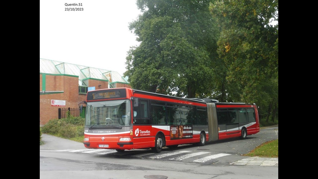Transvilles La ligne 5 en Agora L €3 vers Quiévrechain Mairie