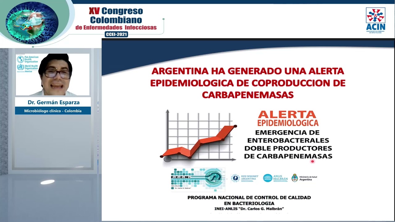 CCEI 2021- Coproducción de carbapenemasas: el enemigo silencioso. Dr. Germán Esparza -Colombia