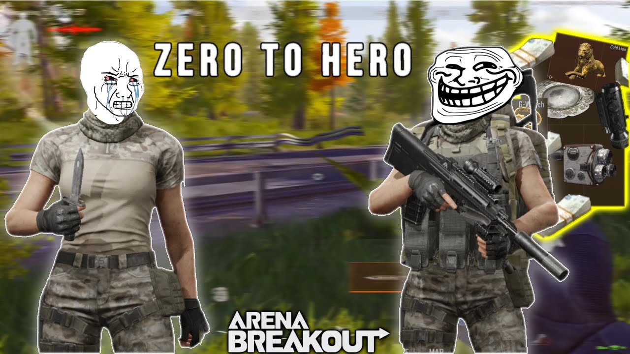 ZERO TO HERO.EXE PT4 🤡🗿| ARENA BREAKOUT