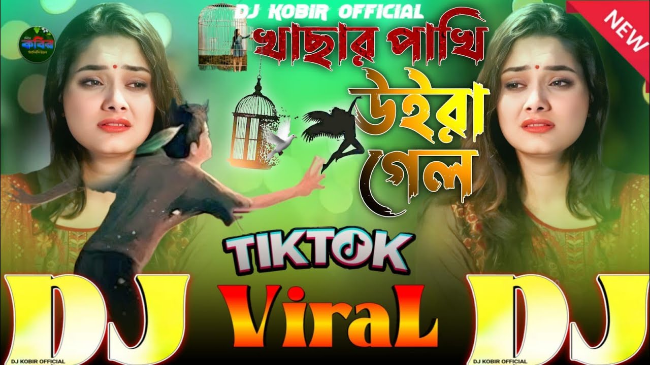 Khachar Pakhi🕊️Uira Gelo Re🔥TikTok Viral DJ Gan😭Koster New 2025💔 Taslima খাচার পাখি🕊️উইরা গেলো রে Dj