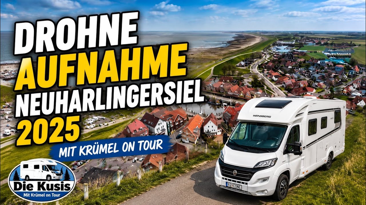 Drohne Aufnahme Neuharlingersiel Februar 2025