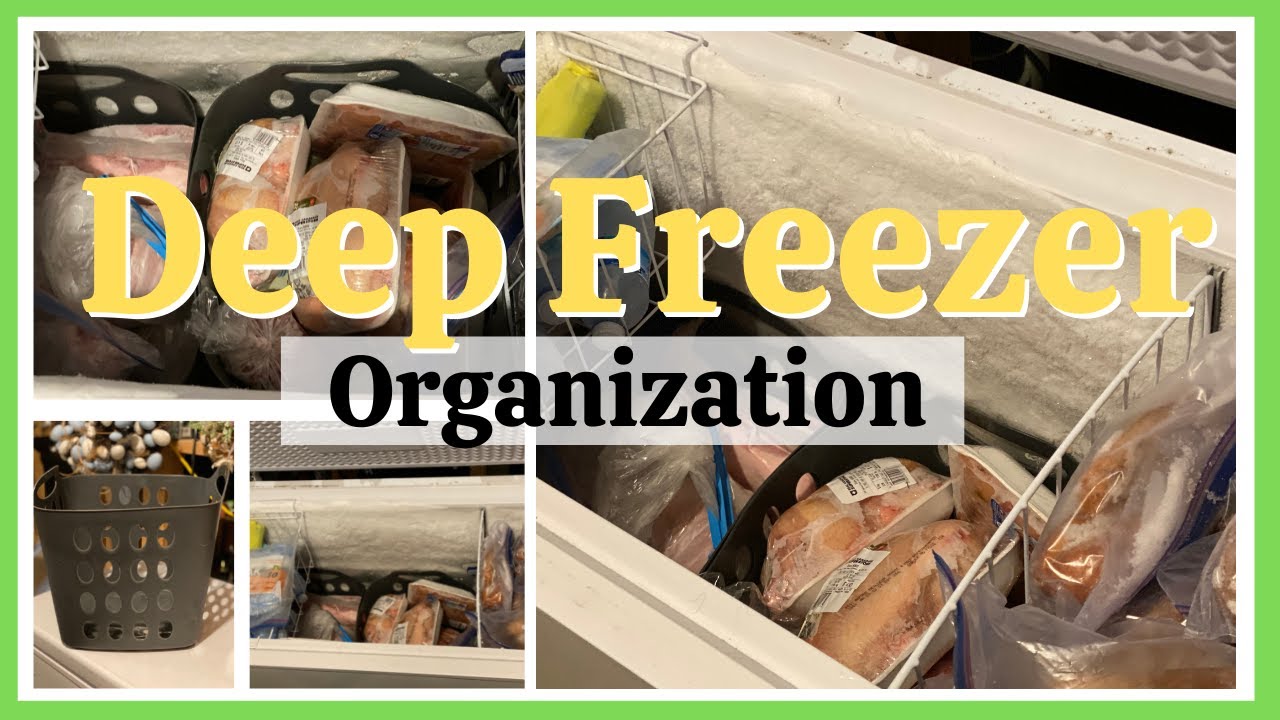 Deep Freezer Clean Out and Organization | Dollar Store Freezer Organization