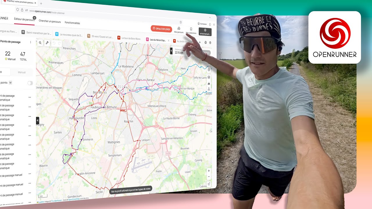 Bye Komoot, je passe à Openrunner pour tracer mes itinéraires !