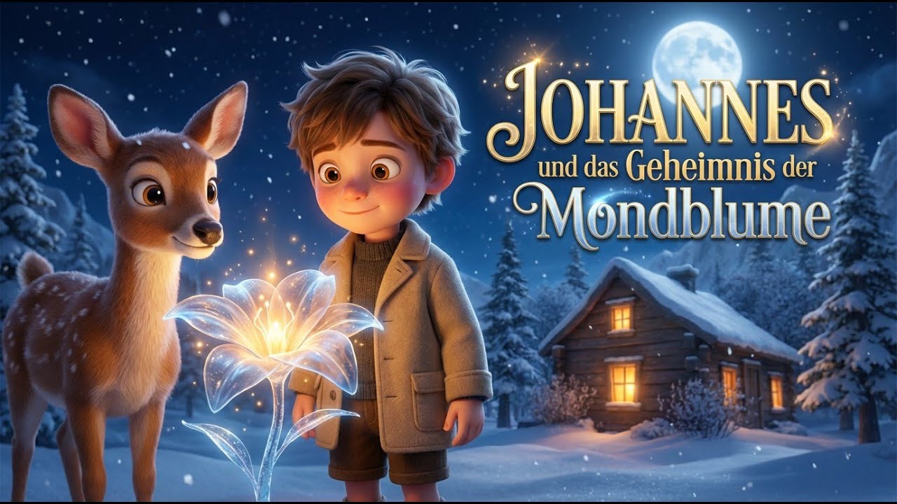 Weihnachten - Magisches  Winterm&auml;rchen &bdquo;Johannes und das Geheimnis der Mondblume&ldquo; 3D Short Film