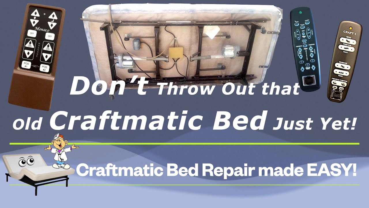 Craftmatic Bed Parts & Craftmatic Bed Remote.