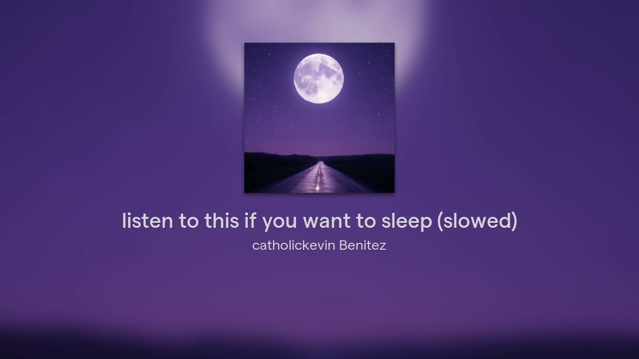 listen to this if you want to sleep (slowed)