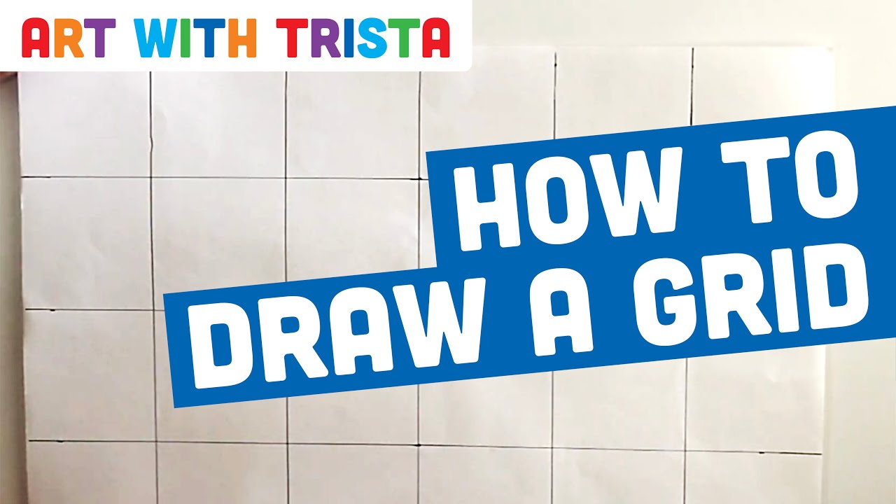 How to Draw a Grid Tutorial - Art With Trista
