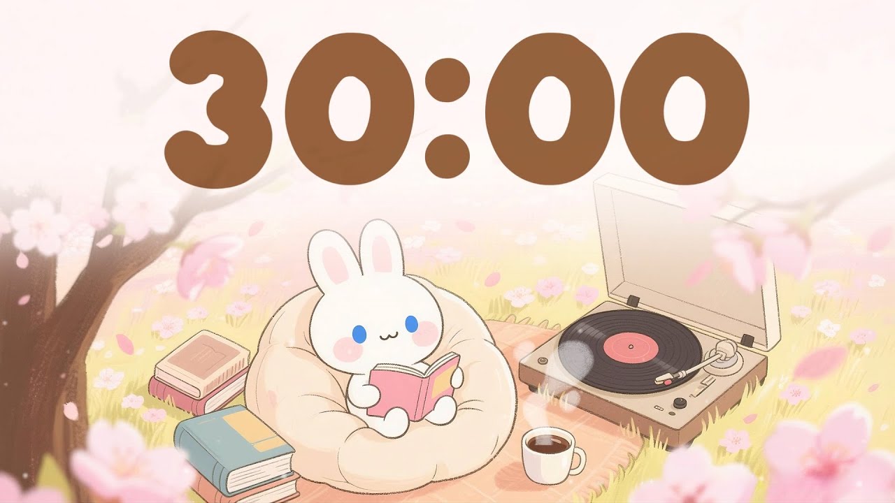 Focus Study Timer 🎵 | 30 Minute Focus for Study & Work