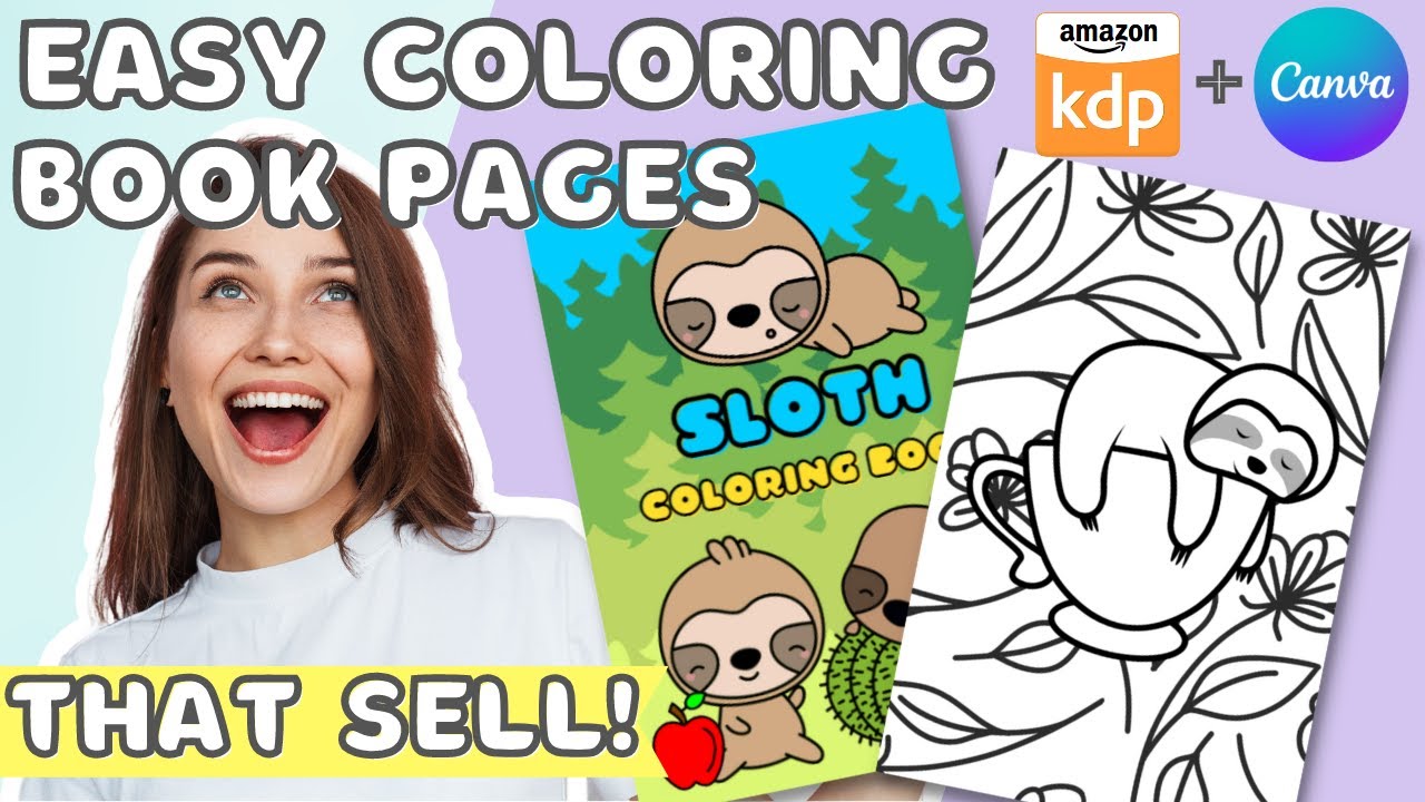 How to Make Coloring Book Interiors for Amazon KDP using Canva (with EXTRA BONUS tips!)