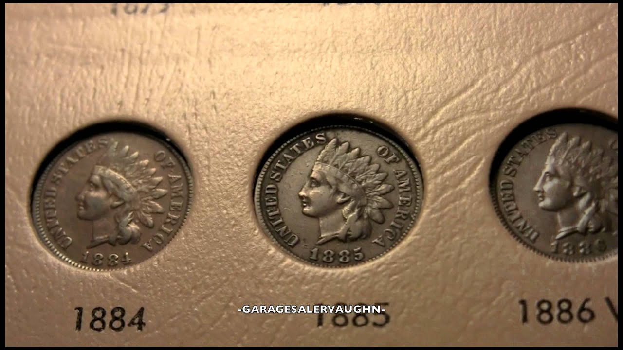 Complete Indian Cent Collection in Dansco Album with KEY DATES
