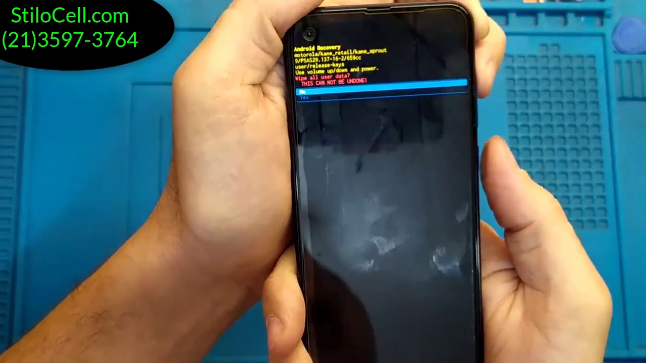 Moto One Vision Hard Reset