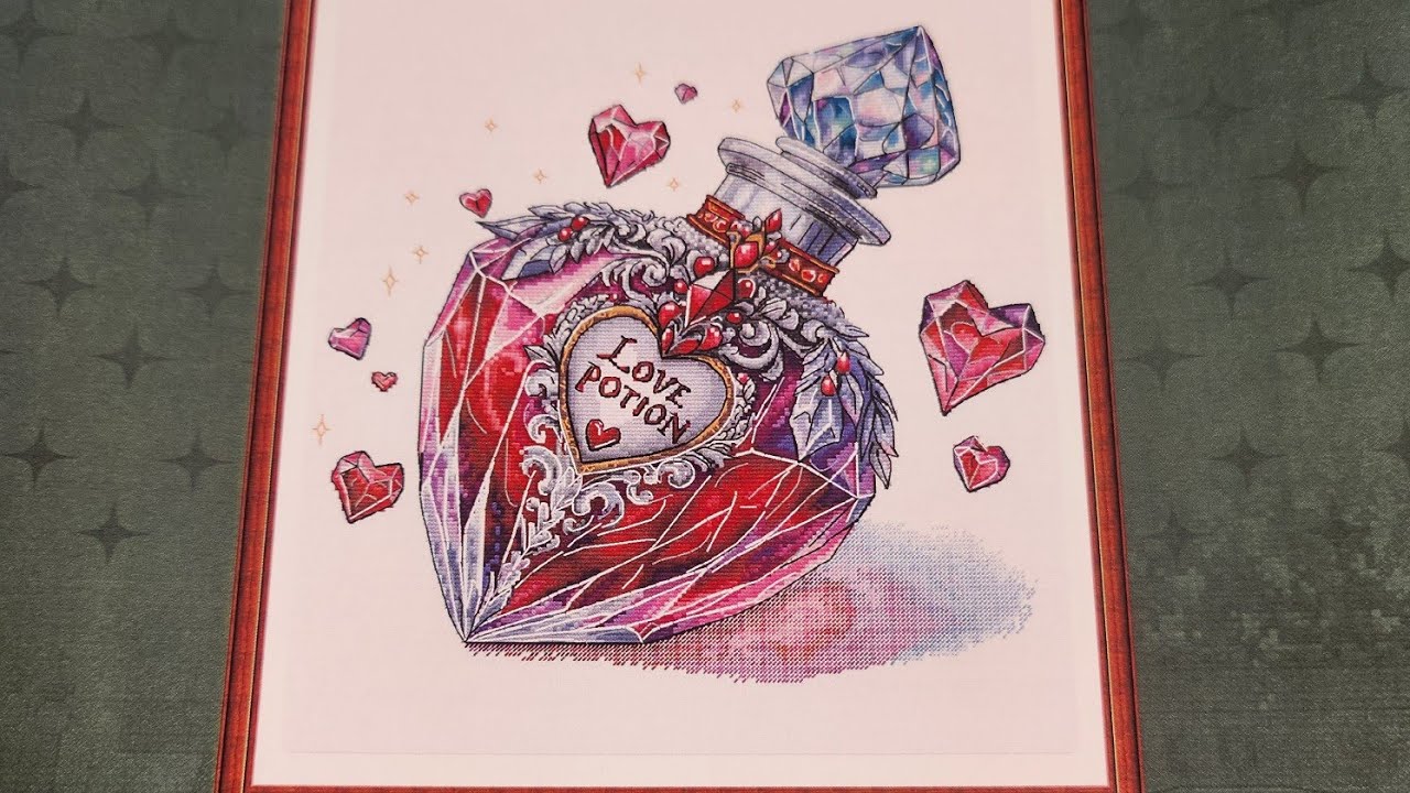 Love potion #5stitch #crossstitch #pointdecroix 