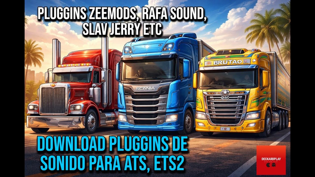 DOWLOAD PLUGGINS DE MOTORES - Para ETS2 Y ATS Zeemod, RafaSound, Slav Jerry, etc