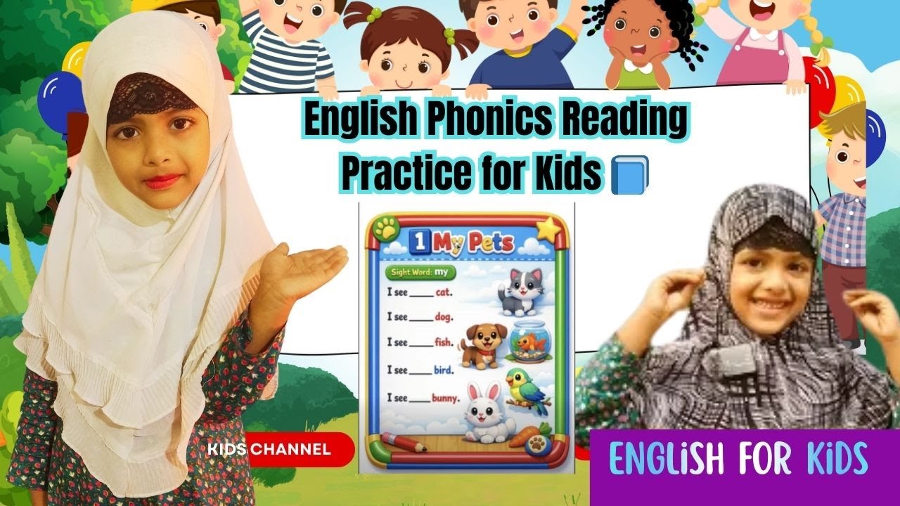 Kids Phonics Reading Practice 🔤 | Reading Fluency Class | Mawas World
