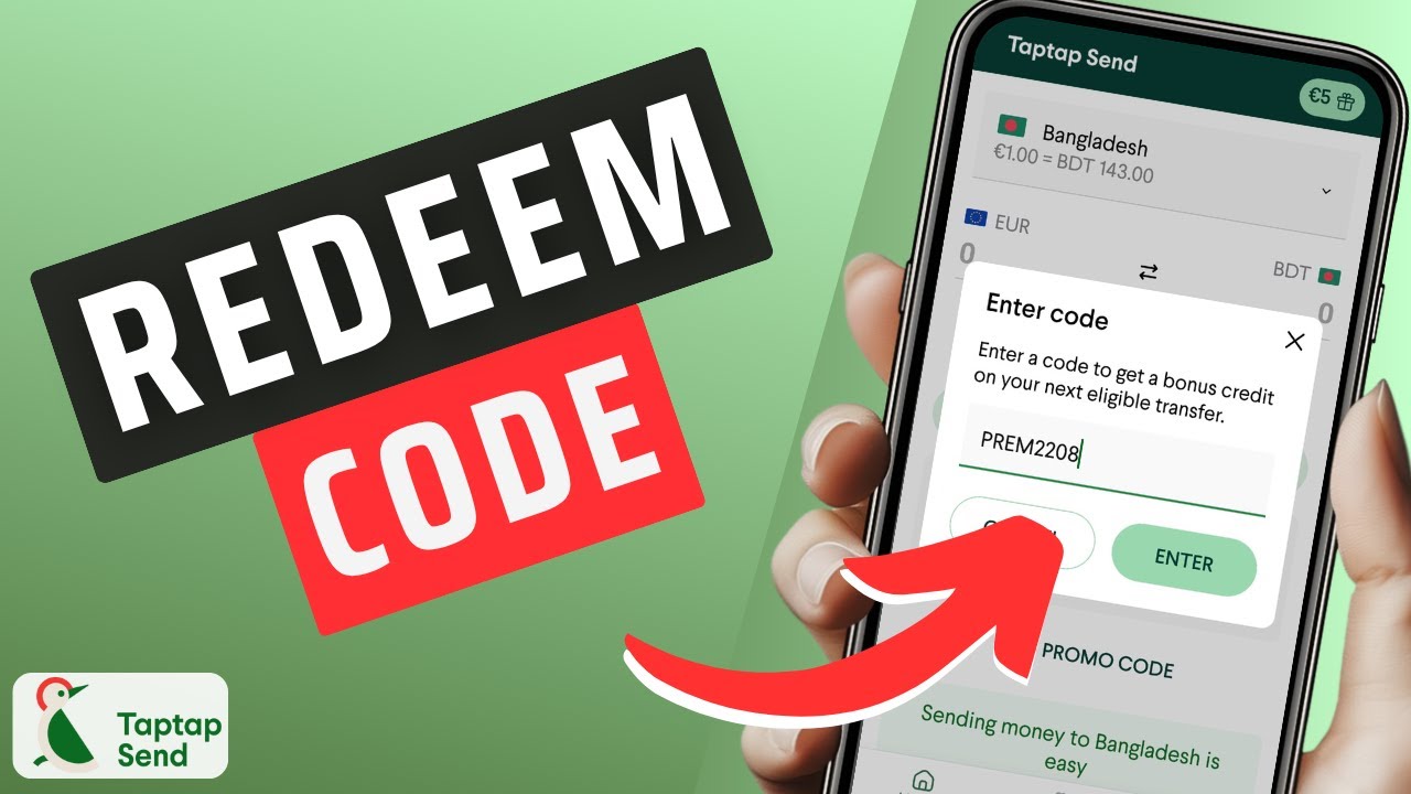 How To Use A Referral Code On TapTap Send