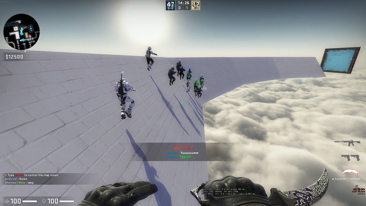 CSGO ZOMBIE ESCAPE ze_surf_vortex_v2_8 On GFL