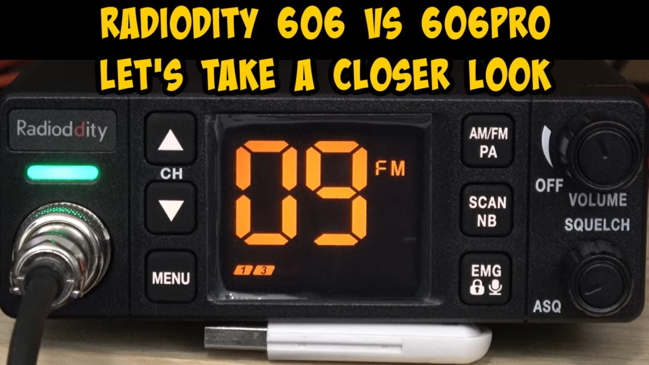 Radioddity CB 606 vs CB 606Pro. Two Great Radios, With a few differences.