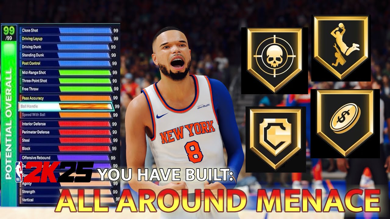 *NEW* NBA 2K25 6’6 PG ALL AROUND MENACE  (UNSTOPPABLE) (META)