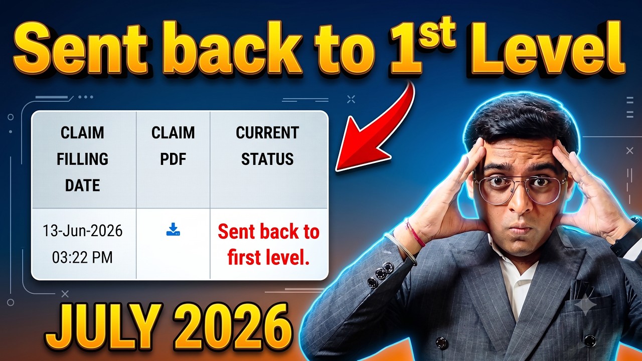 Big Problem🚨 PF Claim Status Sent Back to first level | Rejected Nahi! Paisa Milega Ya Nahi?