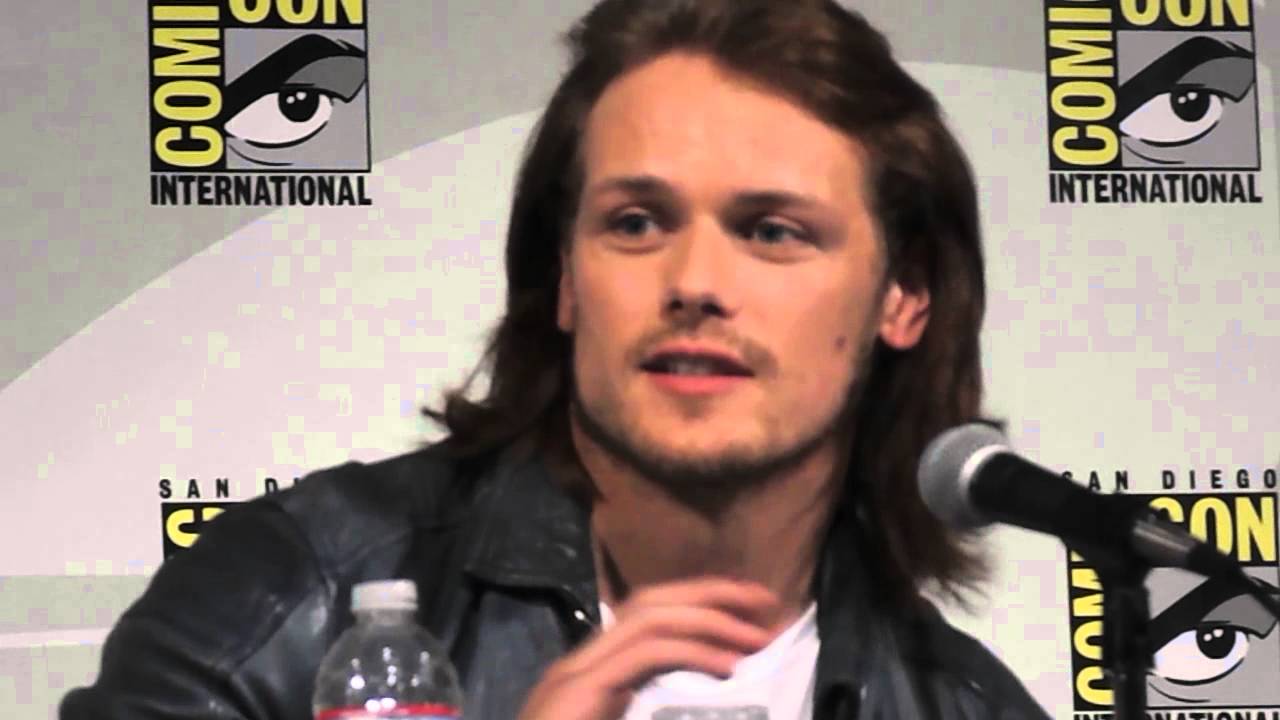 Sam Heughan at the Outlander panel SDCC 2014
