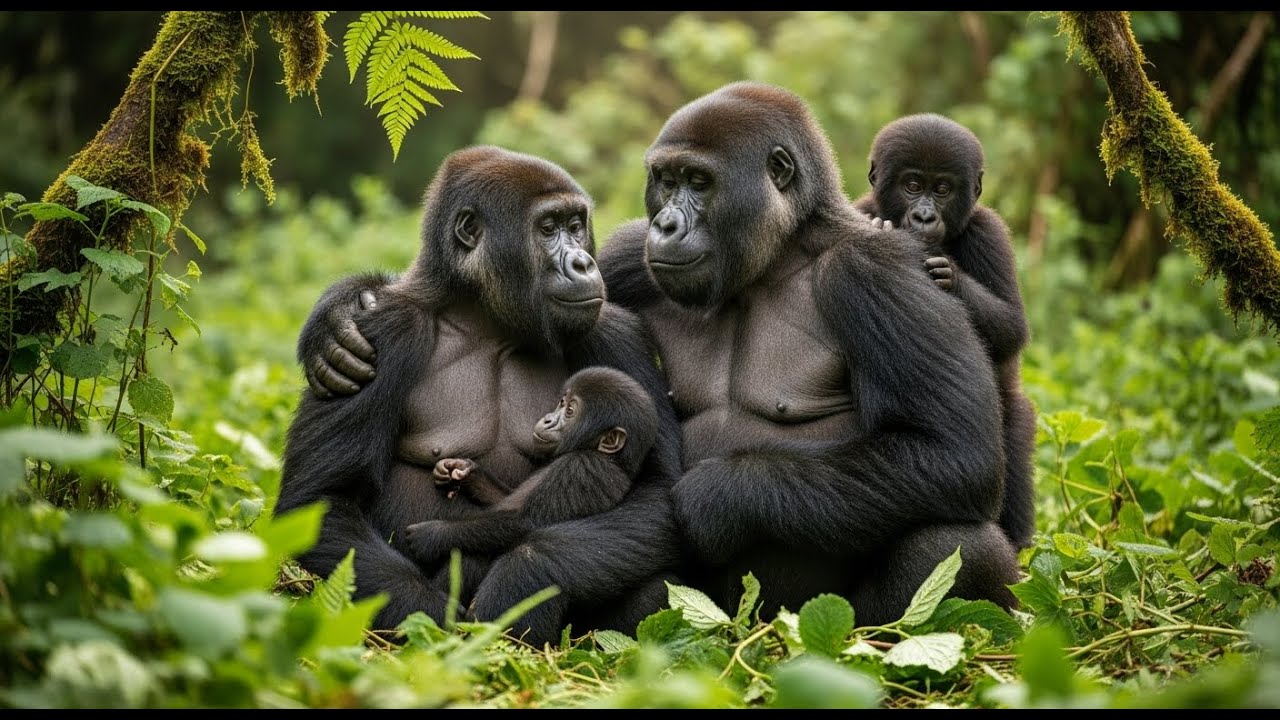 Gorilla Family A Powerful Story of Love Protection and Bonding 🦍❤️