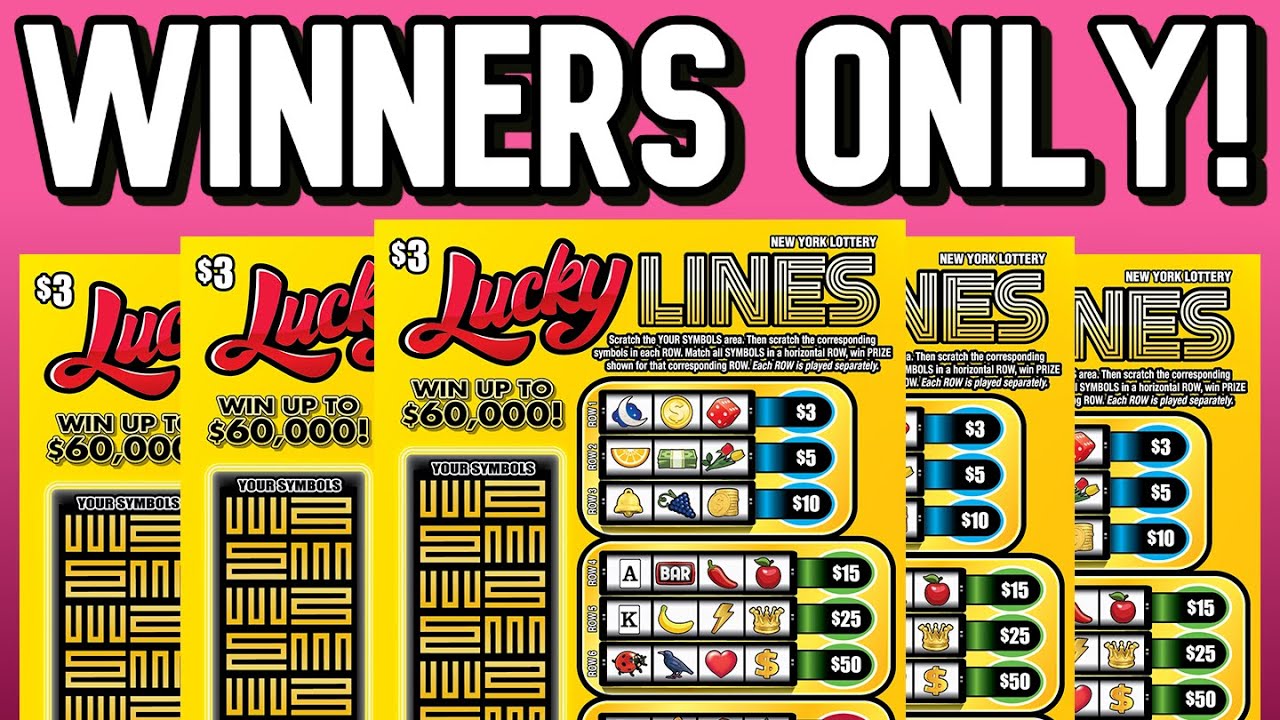 Только выигрыши!!! Охота за 60 000 долларов с помощью Lucky Lines | Игра в лотерею Нью-Йорка