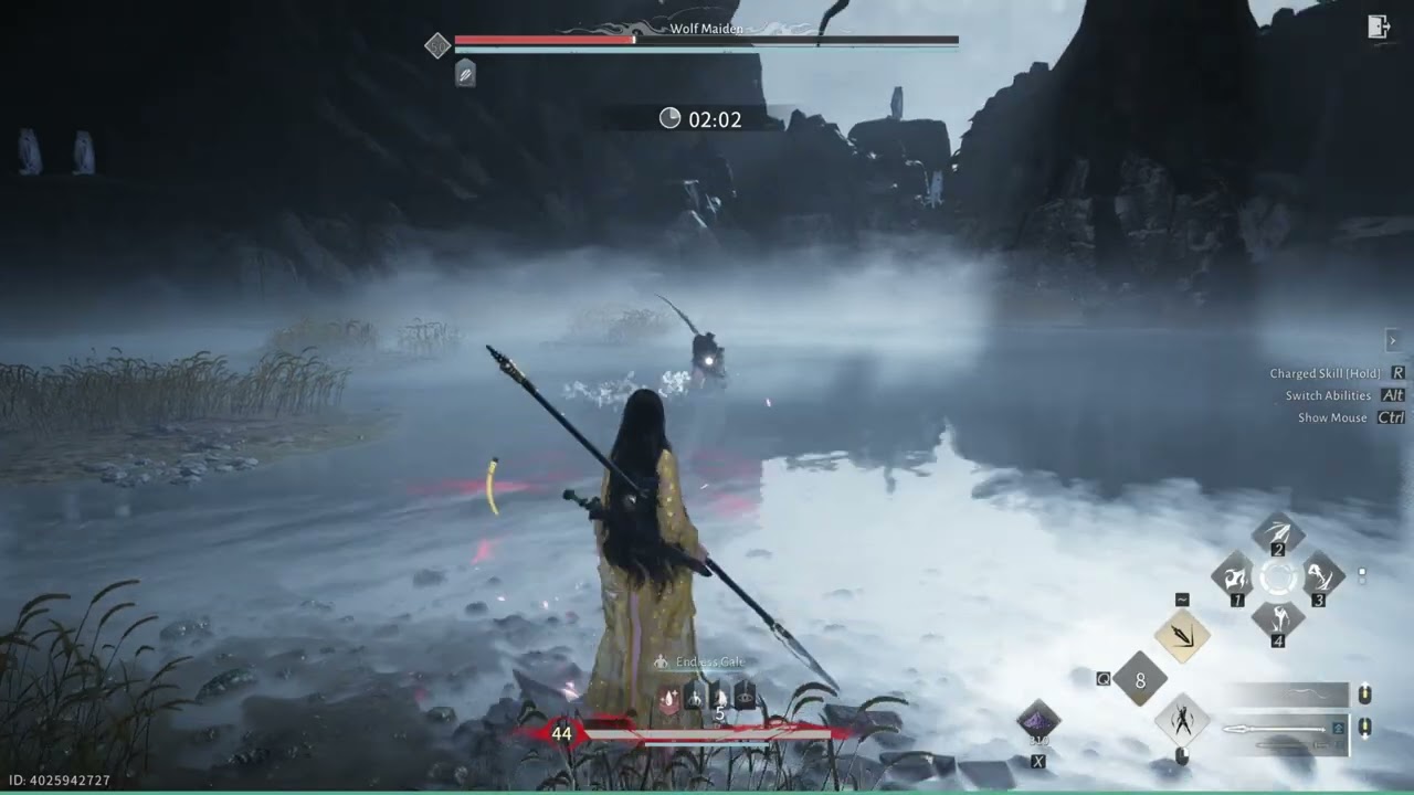 Where Winds Meet - Wolf Maiden Nameless Spear Only No Hit Abyss Trials