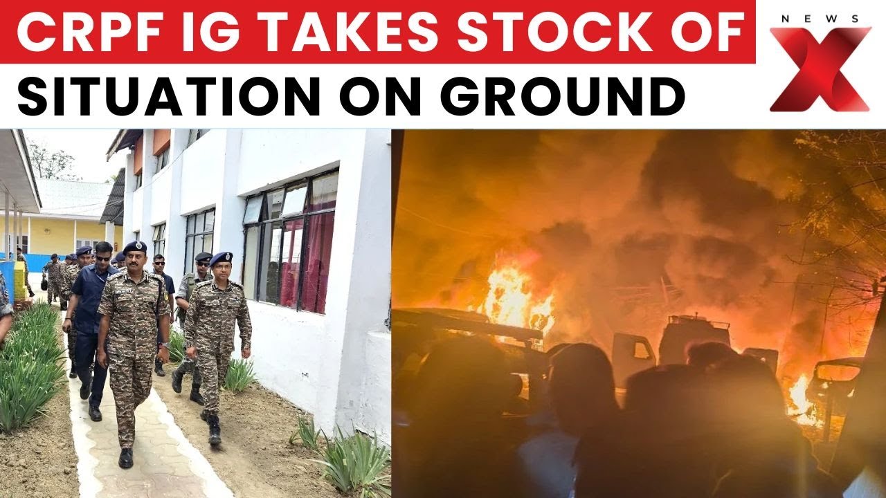 Srinagar Blast: IG CRPF Pawan Kumar Sharma Visits Nowgam Blast Site Amid High-Level Probe | NewsX