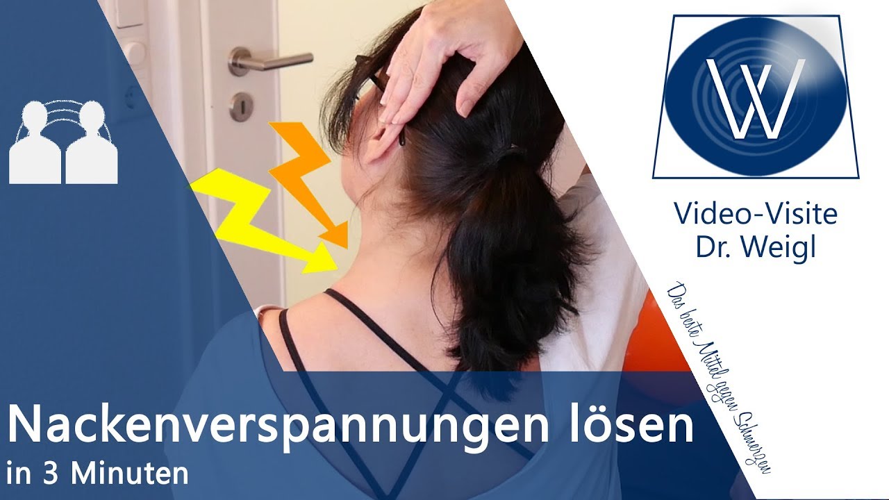 ⚡ Nackenverspannungen ⚡ lösen durch gezieltes Dehnen ✅ Die besten Nackenübungen für zu Hause
