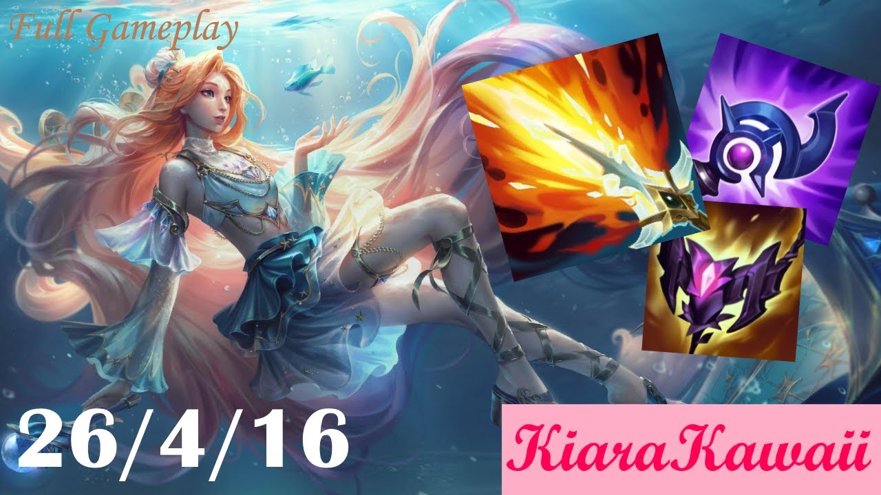 KiaraKawaii | 26/4/16 Seraphine APC Full Gameplay [Season 12]