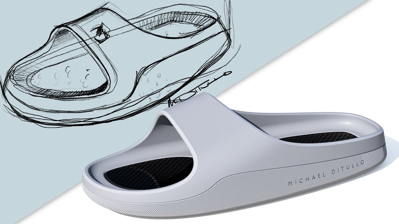 Sport Slide Sketch To CAD Timelapse