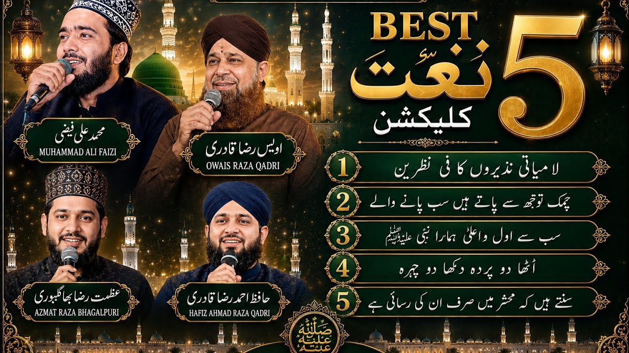 Non stop Ala Hazrat Kalam| #lamyatinazeerokafinazarin #naat #owaisrazaqadri #alightmotion #islamic