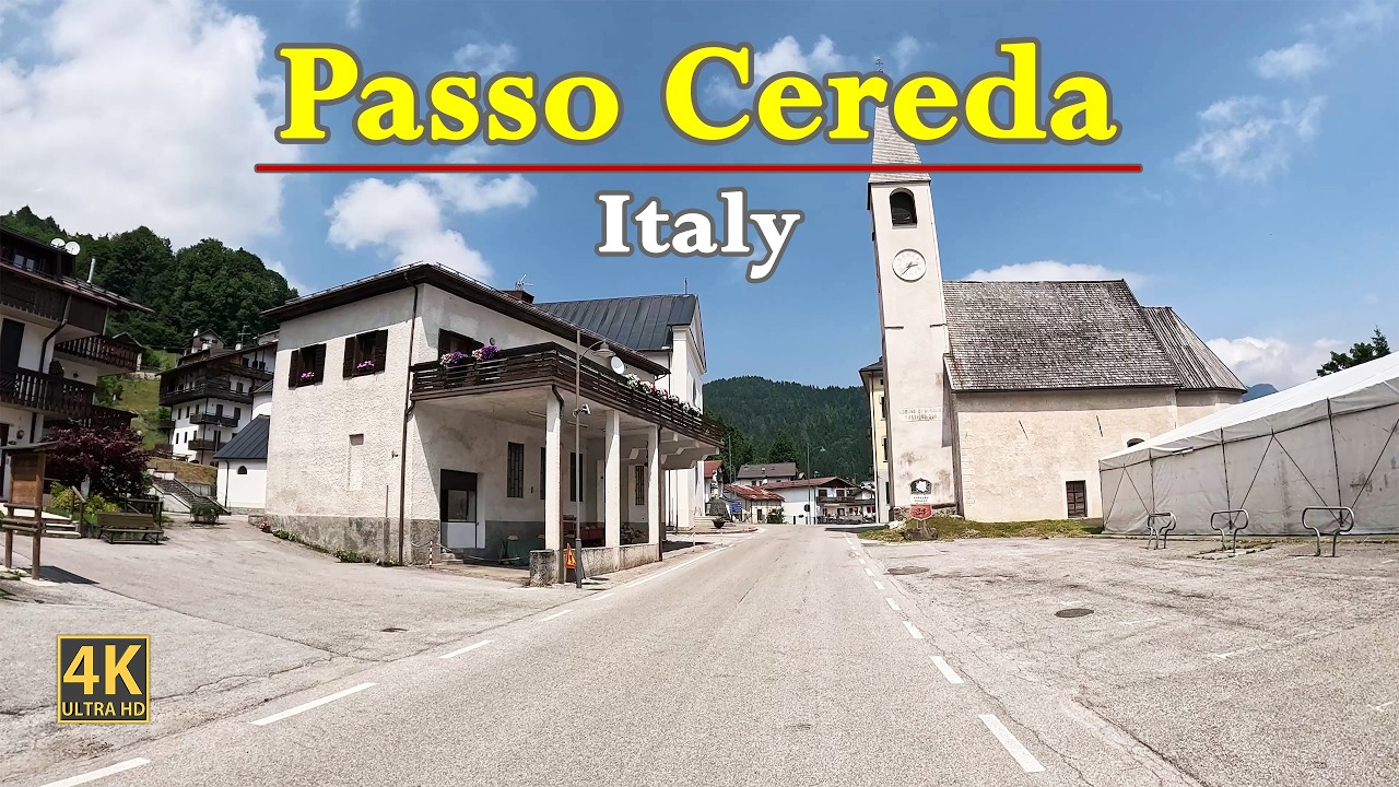 Passo Cereda In Italy  🇮🇹 | Scenic Road Trip In Stunning 4K