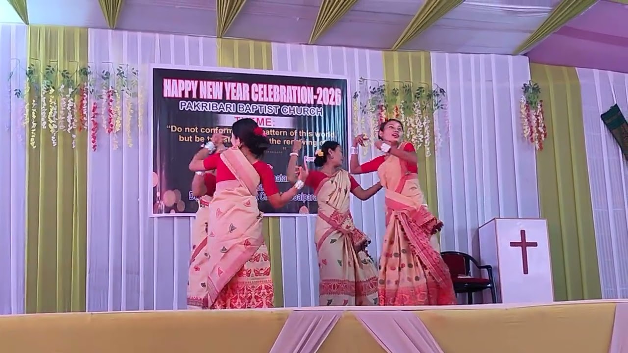 Assamese gospel dance pakribari church ❤️❤️