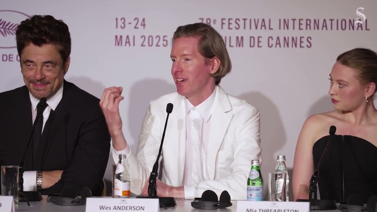 Wes Anderson talks 'The Phoenician Scheme,' Trump tariffs, and his filmmaking style at Cannes 2025