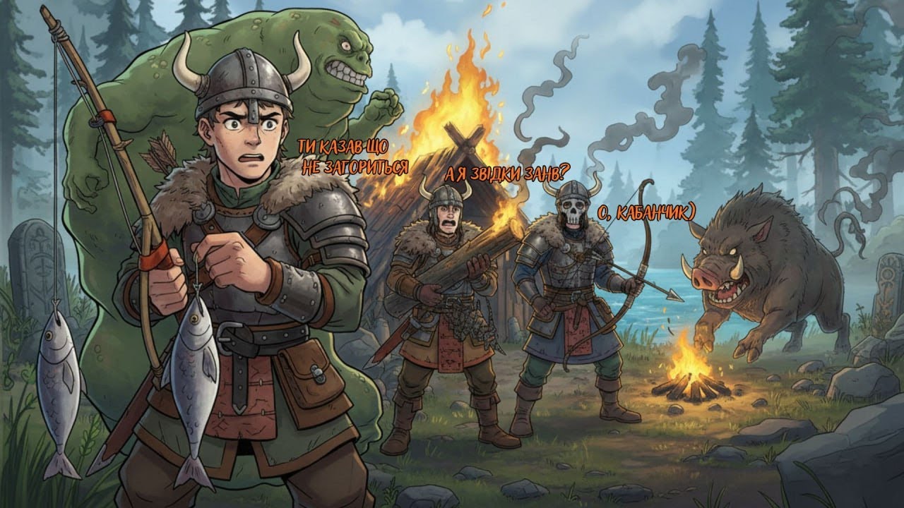 ТРИ ВІКІНГА! Виживання 100 ДНІВ, де все йде НЕ ЗА ПЛАНОМ! Valheim.